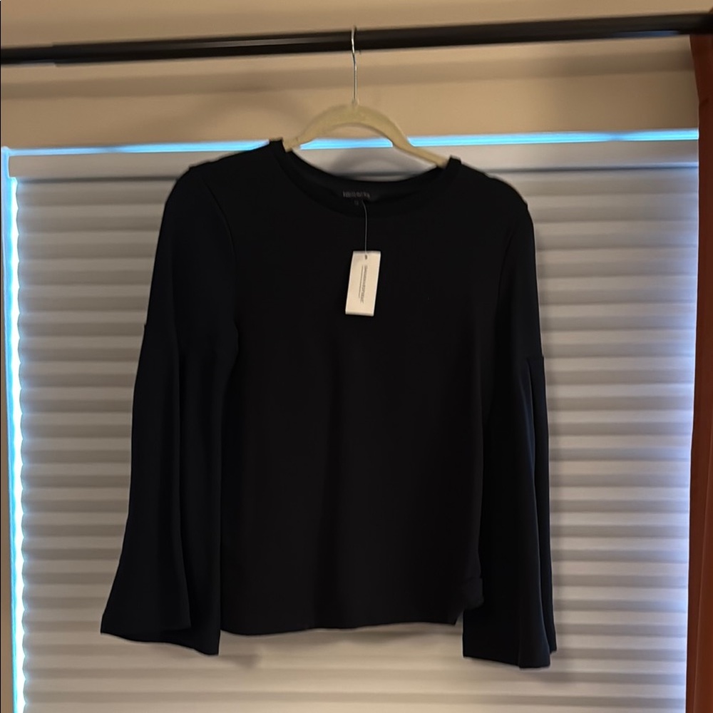 Banana Republic Black 3/4 Sleeve Blouse